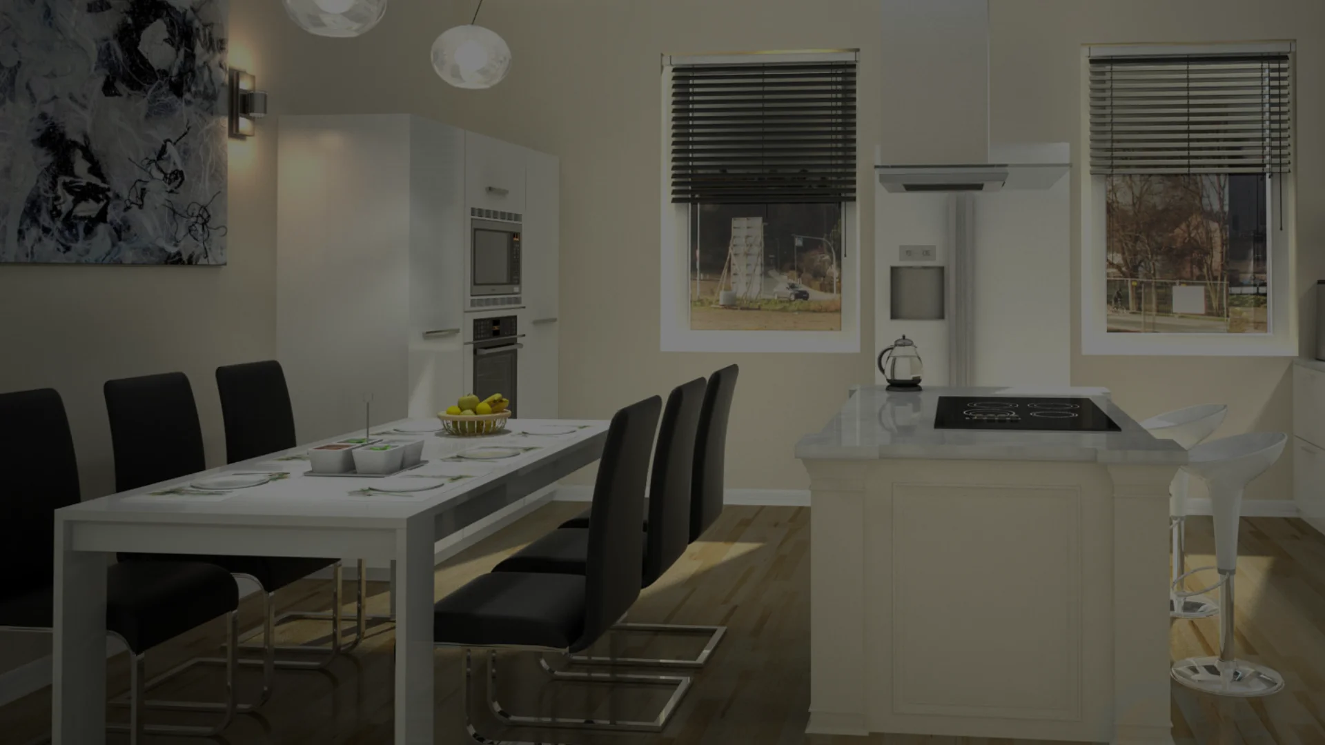kitchen design rendering